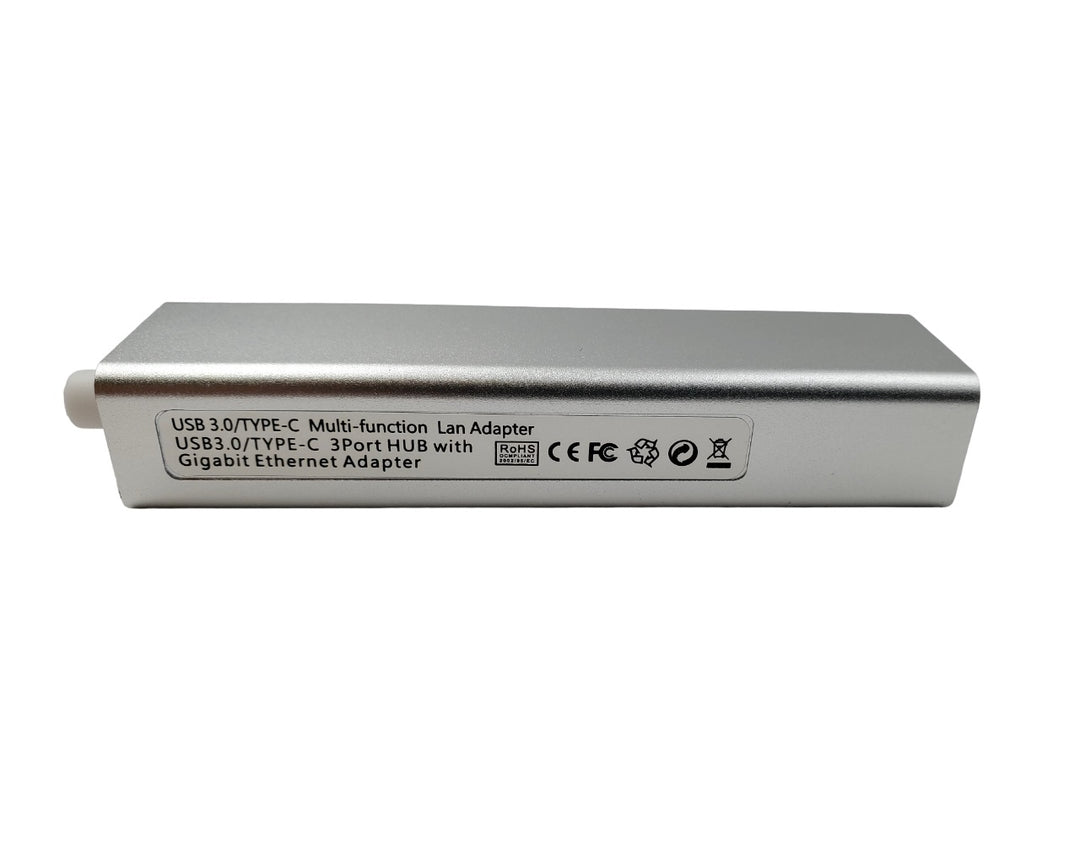 CompuCablePlusUSA.com USB-C Hub. USB-C ( PLUS USB-A Adap) to 3 x USB-A and 1 x RJ45 Ethernet LAN Network Adapter. 
