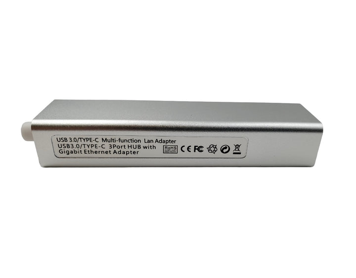 CompuCablePlusUSA.com USB-C Hub. USB-C ( PLUS USB-A Adap) to 3 x USB-A and 1 x RJ45 Ethernet LAN Network Adapter. 