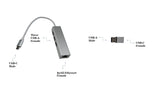 CompuCablePlusUSA.com USB-C Hub. USB-C ( PLUS USB-A Adap) to 3 x USB-A and 1 x RJ45 Ethernet LAN Network Adapter. 