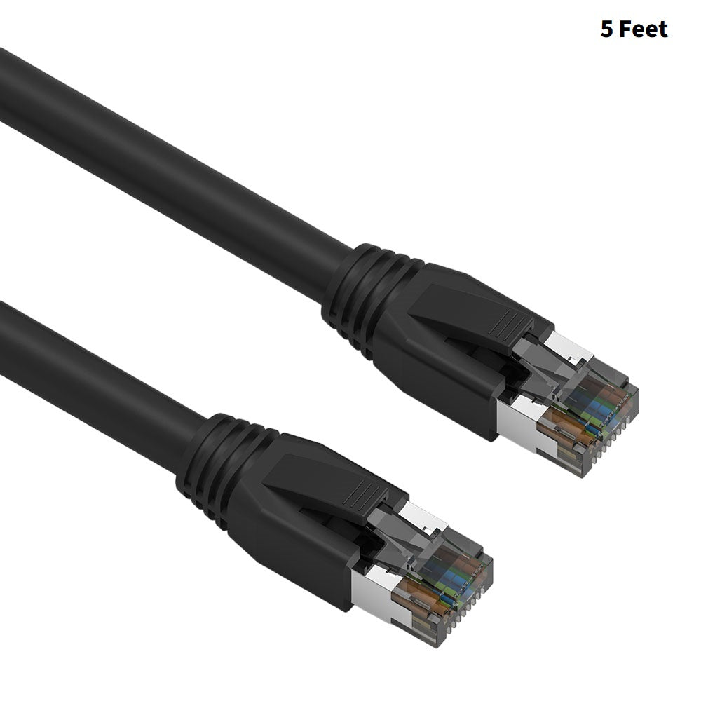 CAT. 8 Ethernet Cable Black