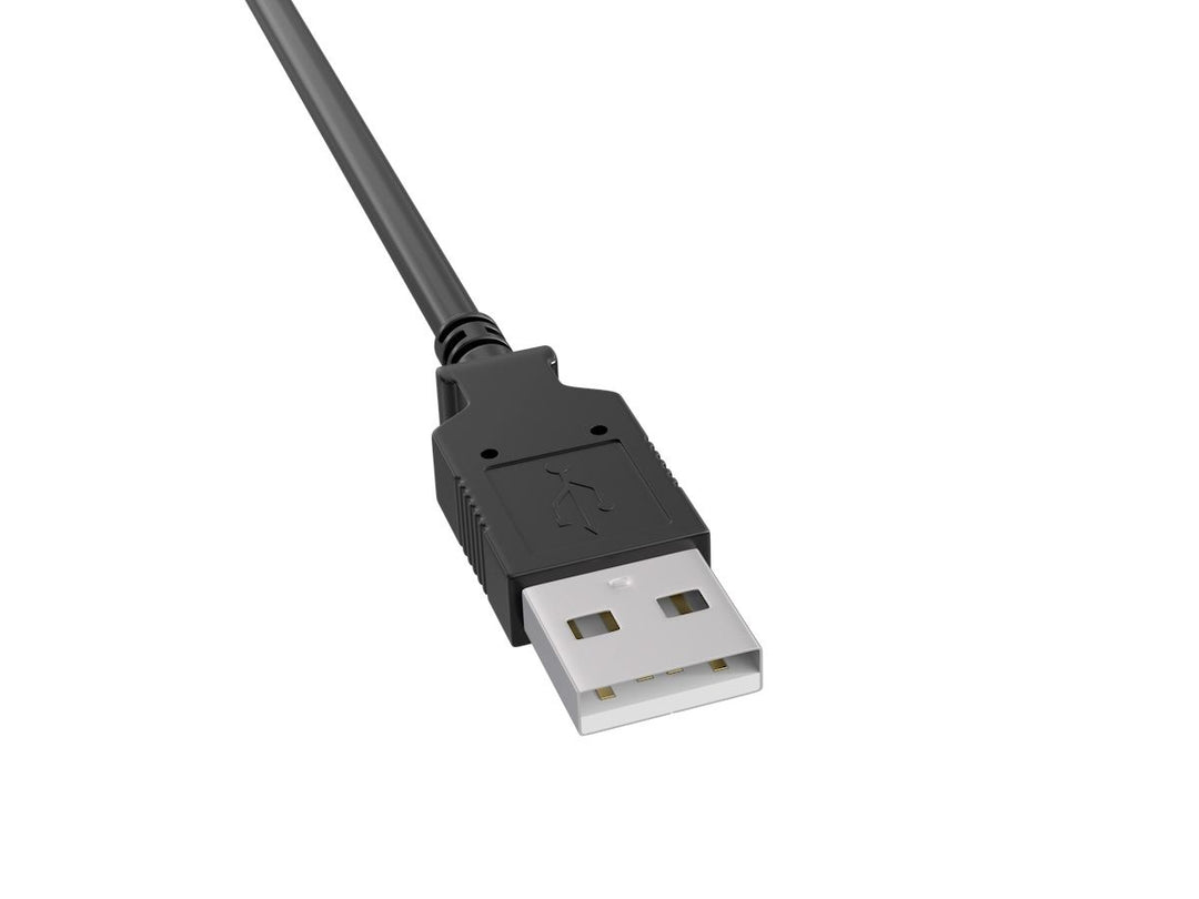 CompuCablePlusUSA USB 2.0 Type A Male to Type A Female Extension Cable 480Mbps Black, Male Connector. 