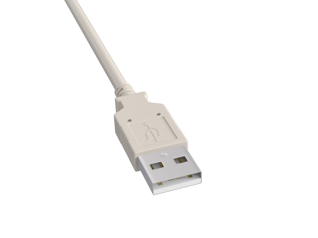CompuCablePlusUSA USB 2.0 Type A Male to Type A Female Extension Cable 480Mbps Beige, Male Connector image. 