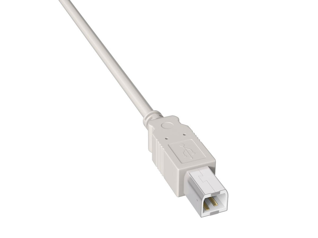 CompuCablePlusUSA USB 2.0 Type A Male to Type B Male Cable 480Mbps Beige
