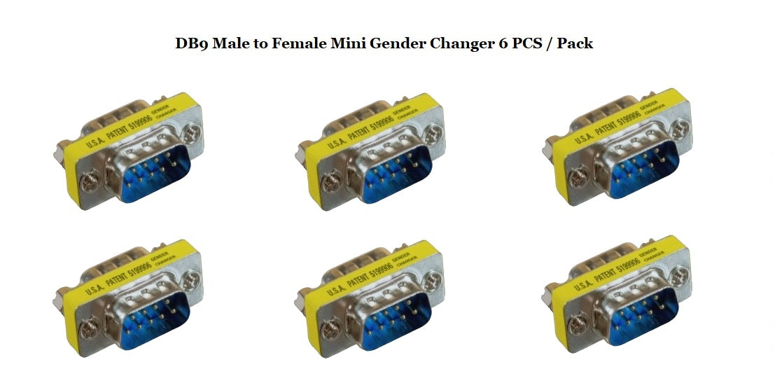 Mini Gender D-Sub Serial Mini Gender Changer Coupler Adapter (Mini Gender Changer ...
