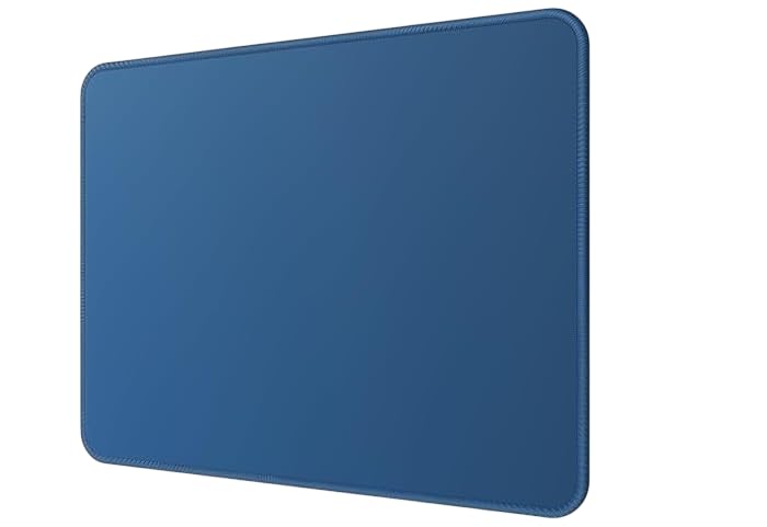 CompuCablePlusUSA.com Blue mouse pad on a white background.