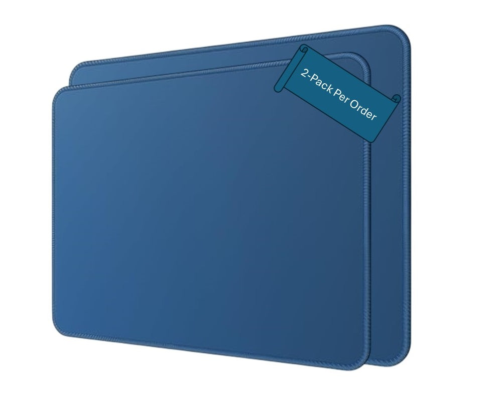 CompuCablePlusUSA.com Gray Mouse Pad with a 2-Pack per Order blue tag on a white background background.