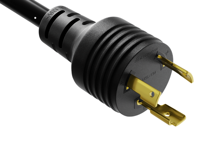 CompuCablePlusUSA NEMA L5-15P Twist-Lock Power Extension Cord