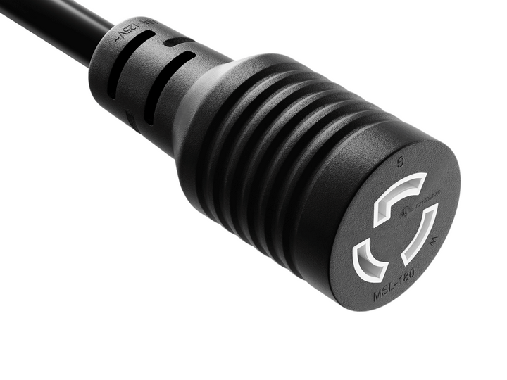 CompuCablePlusUSA NEMA L5-15R Twist-Lock Power Extension Cord