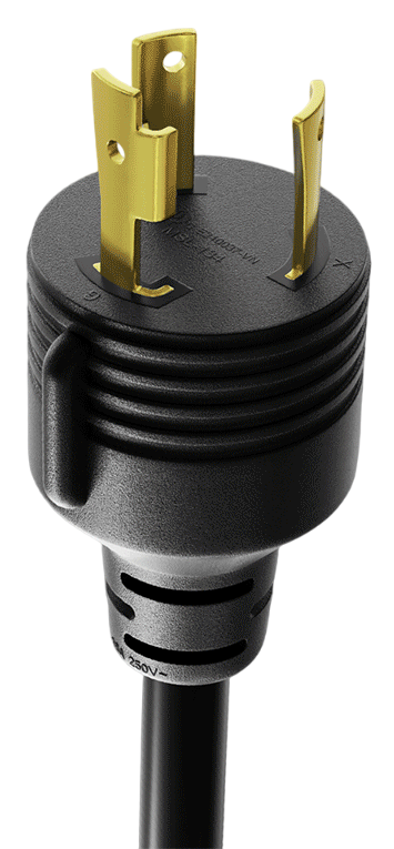 CompuCablePlusUSA NEMA L6-30P  Twist-Lock Heavy-Duty Power Extension Cord 