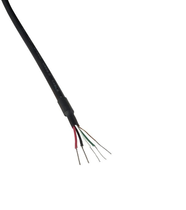 CompuCablePlusUSA.com USB-A 2.0 Female Socket to Lead Wires with 4P + 1 Drain Wire with length option in 6 Feet and 10 Feet (1 PC/Pack).