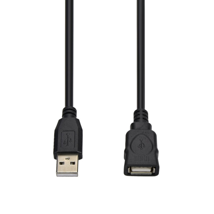 CompuCablePlusUSA USB 2.0 Active Extension Repeater Type A Male to Type A Female Cable 480Mbps Black
