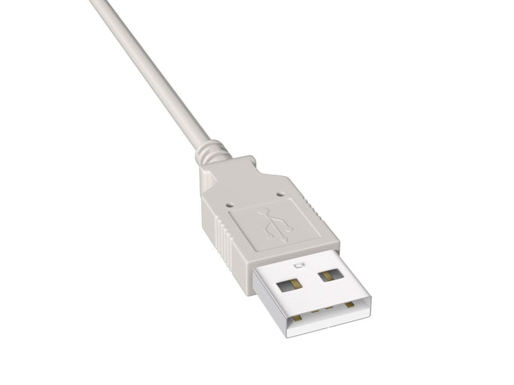 CompuCablePlusUSA USB 2.0 Type A Male to Type A Male Cable 480 Mbps Beige.