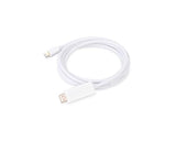 CompuCablePlusUSA.com Mini DisplayPort to HDMI Cable, M/M, White, 3 FT, 6 FT, 10FT, & 15 FT.