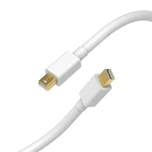 CompuCablePlusUSA.com Mini DisplayPort to Mini DisplayPort Cable, M/M, White, 3 FT, 6 FT, 10FT, & 15 FT.