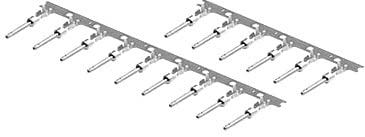 Gold Plated Pro D-Sub Crimp male Pins.