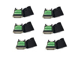 6 Pieces DB25 Male D-Sub Solderless Breakout Terminal Block Connector with Case and Thumb Screws Complete Bundle DIY Kit.
