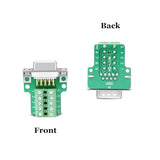CompuCablePlusUSA.com DB9 Female Solderless Type Shielded Metal Hood Solderless Breakout Connector RS232 D-SUB Serial Adapter.