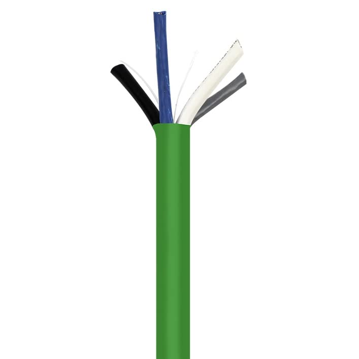 4 in 1 Multiple Conductor Cable CAT.6 Type 2 : [CAT.6 Ethernet x 2 PCS] + [RG-6/U Quad Shield Coaxial Cable x 2 PCS] - Multimedia 4 in 1 Combination Cable