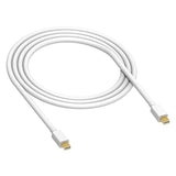 CompuCablePlusUSA.com Mini DisplayPort to Mini DisplayPort Cable, M/M, White, 3 FT, 6 FT, 10FT, & 15 FT. 