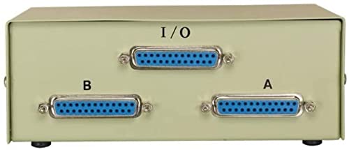 D Sub Patch Box D-Sub Switch Box DB25 Female 2 Way – CompuCablePlusUSA- Providing ...