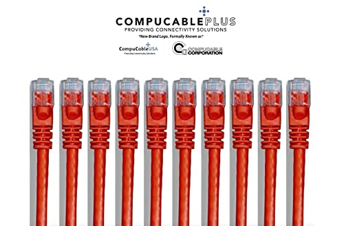 CAT. 5E Unshielded Ethernet Cable Red