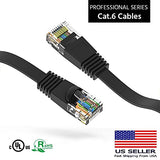 CAT. 6 Ethernet Cable Flat Black (Compare at Amazon Price Save 10%)
