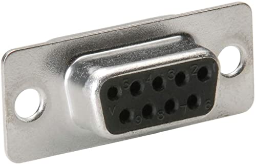 DB9 Female Solder Type Shielded Metal Elbow Hood