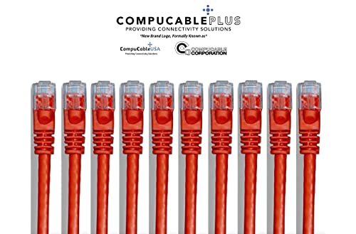 CAT. 6 Unshielded Ethernet Cable Red