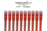CAT. 6 Unshielded Ethernet Cable Red (Compare at Amazon Price Save 10%)