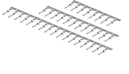 Gold Plated Pro D-Sub Crimp Male Pins