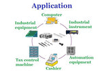 Application for Industrial Control Equipment, Serial Data Transmission, Tax Control Machine, Industrial Instrument Device, Management Data Network, Cash Machine Computer, Modem.