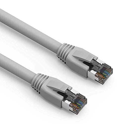 BlueRigger CAT8 Flat Ethernet Cable - 35FT (40Gbps, 2000MHz, RJ45