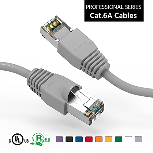 CAT. 6A Shielded Ethernet Cable Gray