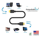  Best Male to Male 4 K HDMI Cable, One Side for Source  such as Computer, laptops, and the other side for Display such as Monitor, Projector, or HD TV.