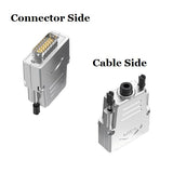 CompuCablePlusUSA.com DB15 Male Solderless Type Shielded Metal Hood Solderless Breakout Connector RS232 D-SUB Serial Adapter.