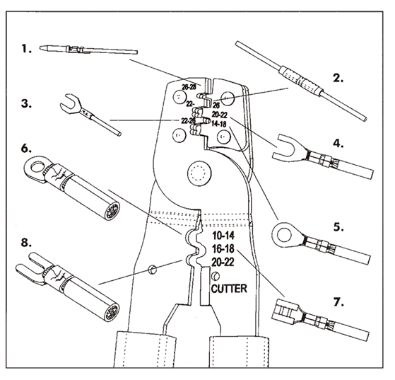 D-Sub Pin Crimping Tool Great for D-Sub Crimping and Terminal Assembly.