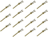 High Density DB15 Gold Plated Pro D-Sub Crimp Male Pins