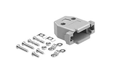 Plastic housing, unshielded hood, screws