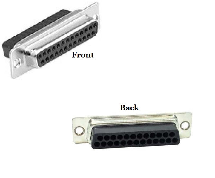 DB25 Female Crimp Connector