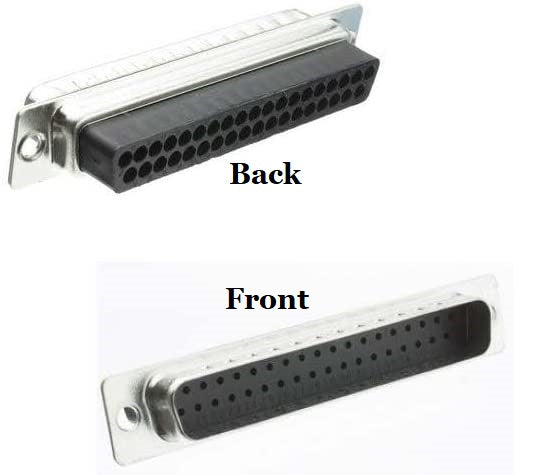 DB37 Male Crimp Connector
