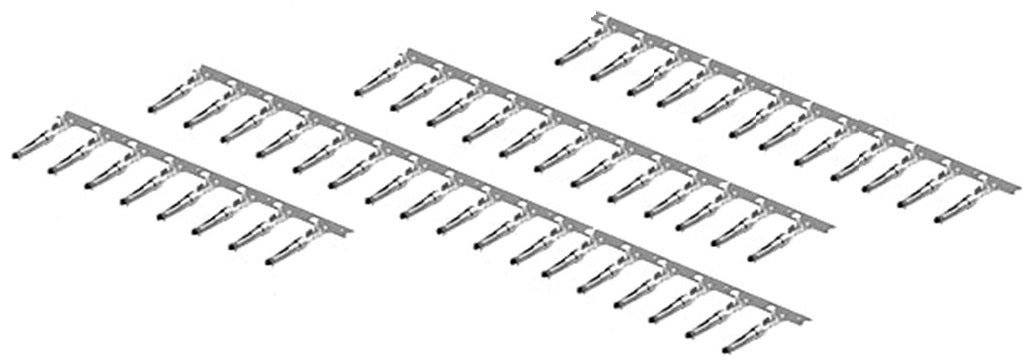 Gold Plated Pro D-Sub Crimp Female  Pins