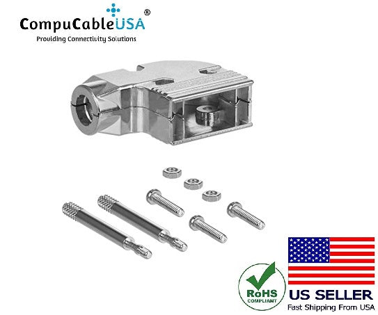 90-degree elbow shielded metal hood, screws