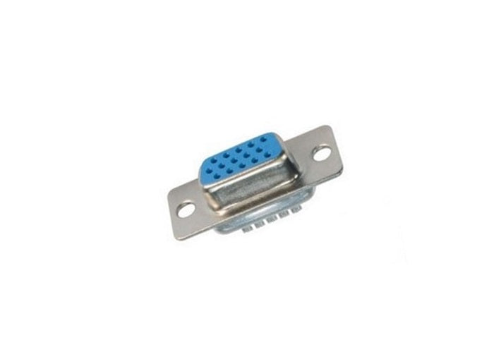 High Density DB15 Female Solder Connector.